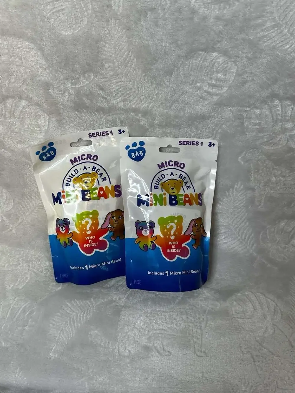 Lot of 2 Build-A-Bear Workshop Micro Mini Beans Series‎ 1 Blind Bags